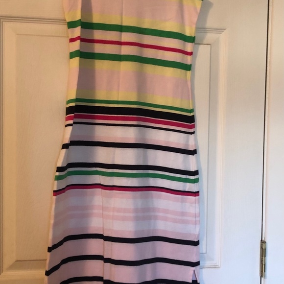 New Tommy Hilfiger Multi Color Stripped Tank Style Dress - Picture 2 of 3